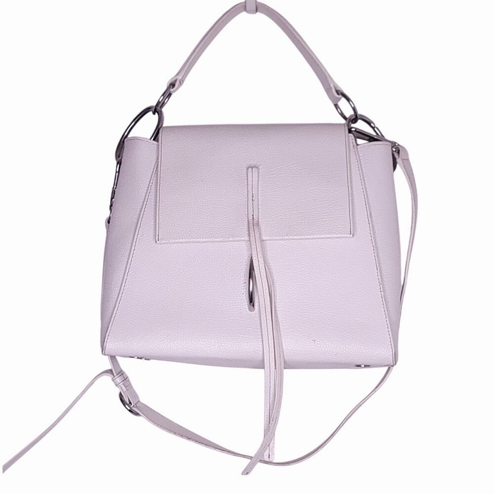 3.1 Lim Philip Lim White Leigh Top Handle Leather Satchel  (White) - Picture 2 of 10